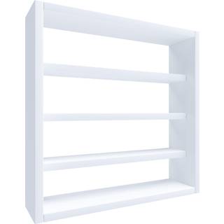 Esaldi hylder, reoler køkken 40 cm 4 hylder hvid.