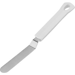 Vinklet paletkniv 23 cm, hvid