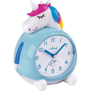 Atlanta 2163 Kinder-Wecker mit Leisegang Einhorn