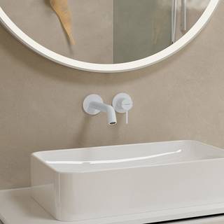 hansgrohe Tecturis S 1-grebs håndvaskarmatur 165mm tud t/hv vægmont mat hvid