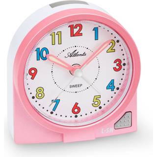 Atlanta 2127/17 Kinder-Wecker mit Leisegang Rosa