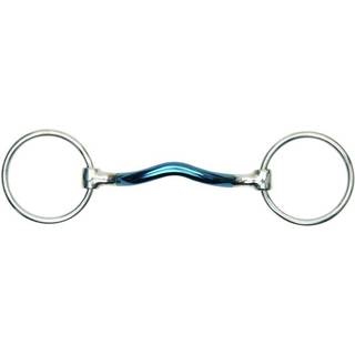 Shires Blue Alloy Loose Ring med Mullen Mouth (5 """")