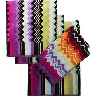 Missoni Bath Linens - 'Giacomo' towels, set of five, orange in Orange Multicolor 100%CO
