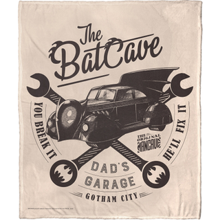 Northwest DC - Batman Silk Touch Throw Blanket 50"""" x 60"""" The Dad Cave