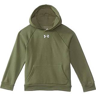 Sweatshirt med hætte Under Armour UA Rival Fleece Hoodie-GRN 1379792-390 Størrelse YLG