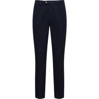 Brunello Cucinelli Cotton gabardine slim pants - blue - EU 52