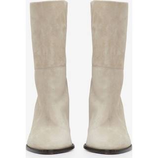 Isabel Marant Rouxa suede ankle boots - white - EU 38