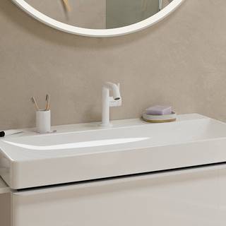 hansgrohe Tecturis S 1-grebs håndvaskarmatur 130mm tud t/hv m/bv mat hvid