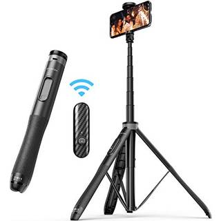 Atumtek 51 """" Selfie stick stativ alt sammen i et udvideligt telefonstativstativ med Bluetooth -fjernbetjening 360 rotation til iPhone og Android