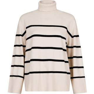 Ruby Stripe Striktrøje, Sand, 34