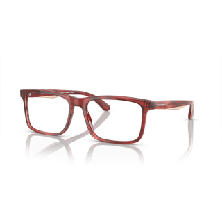 Emporio Armani EA3227 6053 54 Briller Mænd Krystalklar - Transparent Glossy Striped Burgundy - 54mm