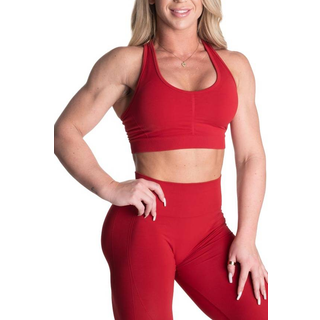 Scrunch Sports Bra, chili red, small
