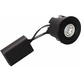 DIOSPOT OPTI OUT rund sort + Diolux E6 927 245lm
