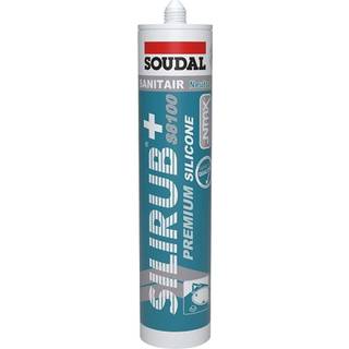 SOUDAL silikone fuge Silirub+ S8100 310ml - Sort
