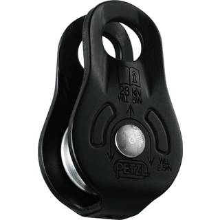 Petzl Fixe Pulley - Alsidig kompakt remskive med faste sideplader til transport og rigning - sort