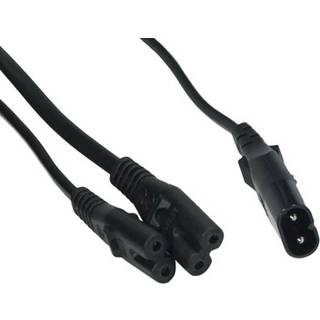 Sinox Eurostik Y-kabel/adapter (1x C7 2x C8) | 50 cm | PRIS-MATCH