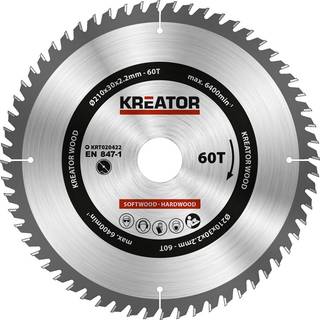 Rundsavsklinge 210 mm - 60 HM tænder
