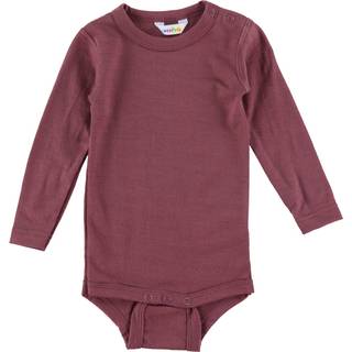 Joha Uld-bodysuit Vinrød 100 cm  Lilla  100 cm  Unisex