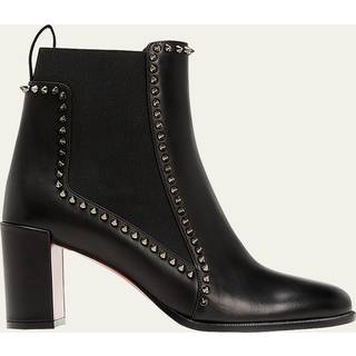 Christian Louboutin Out Line Spikes leather ankle boots - black - EU 37