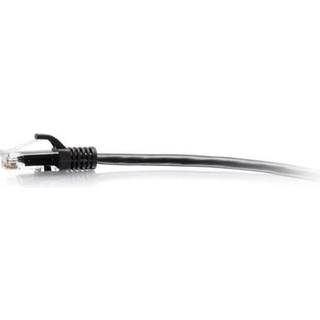 C2G 25FT/7.6M CAT6A SLIM PATCH 28AWG BLACK