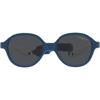 Vogue Briller VJ2012 Børn 297487 43 Solbriller Børn Blue - Blue On Cream White Rubberized Effect - 43mm