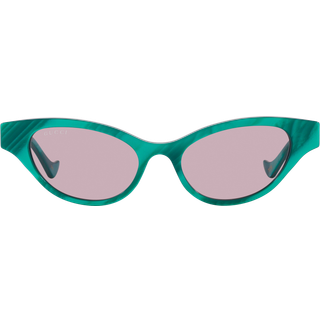 Gucci GG1298S Asian Fit 003 51 Solbriller Kvinder Grøn - Green - 51mm