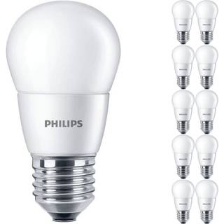 Fordelspakke 10x Philips Corepro LED Lustre E27 Kugle matt 7W 806lm - 827 ekstra varm hvid | erstatter 60W