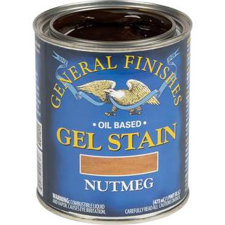 Allmänna ytor Oil Bas Gel Stain 1 Pint Nutmeg