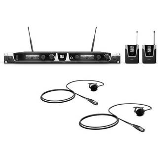 LD Systems Wireless Microphone System with 2 x Bodypack and 2 x Lavalier Microphone
