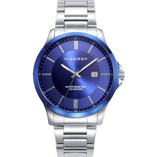 Herre Viceroy 401289-37 Sølv Ur (Ø 43 mm)
