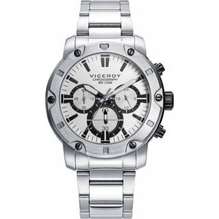 Herre Sølv Viceroy 401275-87 Ur (Ø 44 mm)