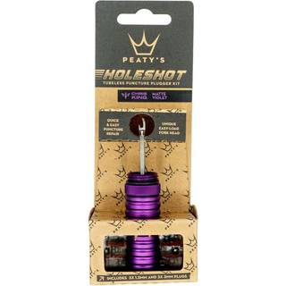 Peatys Holeshot Tubeless Plugger Kit Violet