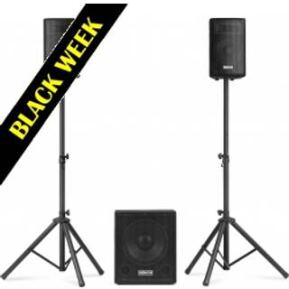 Vonyx VX0812BT 2.1 Komplet Lydsystem med 12" Subwoofer og 2 stk. 8" Højttalere /