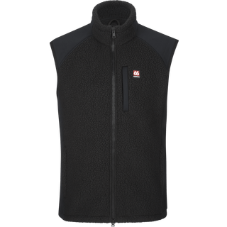 Tindur Shearling Vest - Black - XL