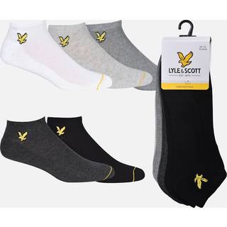 Lyle & Scott White Lyle & Scott Trainer Socks 5 Pack