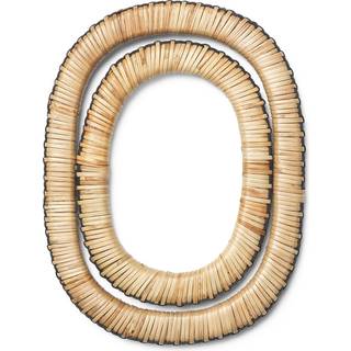 Weave 2-pak Bordskåner, Natural/Black