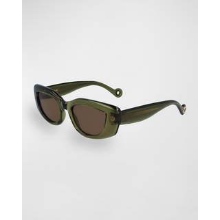 Lanvin LNV641S 319 50 Solbriller Kvinder Grøn - Transparent Moss Green - 50mm