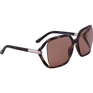 TOM FORD Kvinde FT1089 SOLANGE-02 52E Solbriller Injiceret Havana Brun Sommerfugl Normal