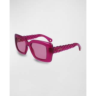 Lanvin LNV642S 654 52 Solbriller Kvinder Lyserød - Transparent Pink - 52mm