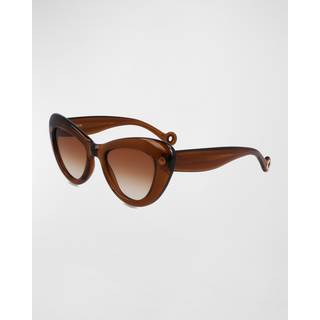Lanvin LNV640S 208 50 Solbriller Kvinder Brun - Transparent Brown - 50mm