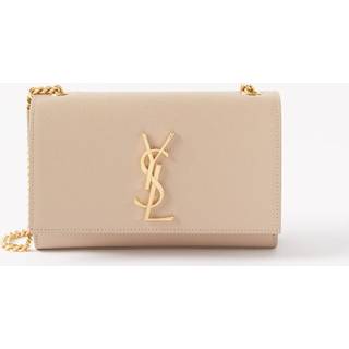 Saint Laurent Kate Small leather shoulder bag - beige - One Size