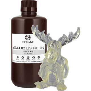 PrimaCreator Value Flex UV Resin - 1000 ml - Klar