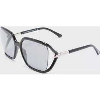 Tom Ford FT1089 SOLANGE-02 01C 60 Solbriller Kvinder Black - Shiny Black - 60mm