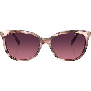 Coach HC8378U CL926 Polarized 5528F4 57 Solbriller Kvinder Tortoiseshell - Pearly Tortoise Pink - 57mm