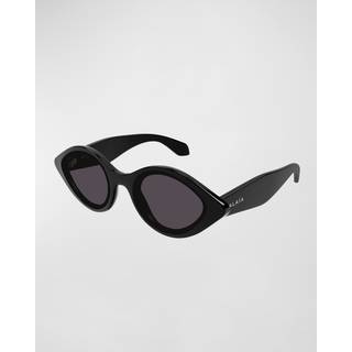 Azzedine Alaia AA0069S 001 56 Solbriller Kvinder Black - Black - 56mm