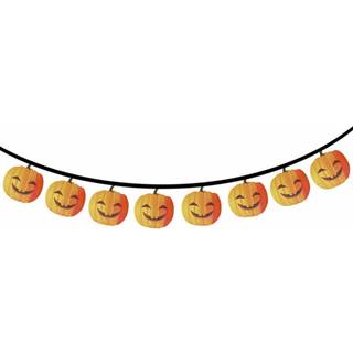Halloween Kürbis Girlande 3m