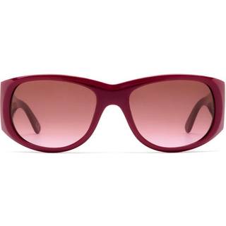 Marni Unisex Orinoco River Bordeaux QT9 Solbriller Acetat Bordeaux Rød Firkantet Normal Skygge