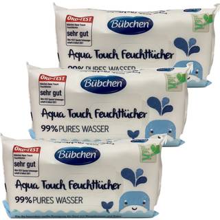 Bübchen Aqua Touch vådservietter til børn 3x48 stk. - 3x48 stk.