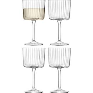 LSA International Glassware - 'Gio Line' wine glass, set of four, clear in Clear Glass