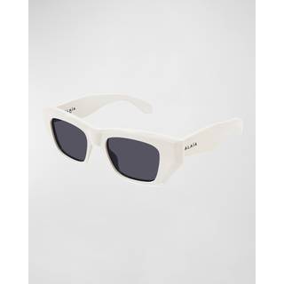 Azzedine Alaia AA0074S 004 50 Solbriller Kvinder Hvid - White - 50mm